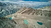 Die drei Gletscherseen auf 2800 m (Sommer 2023)