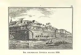 Die ehemalige Jupiter­bastei 1821