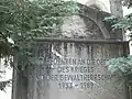 Gedenkstein vor der Kirche in Dielsdorf für die Opfer 1933–1989