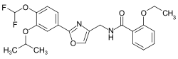 Struktur von Difamilast