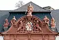 Wappen des Kurfürsten Franz Georg am Dikasterialgebäude in Koblenz-Ehrenbreitstein