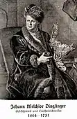 Johann Melchior Dinglinger (1664–1731), nach Pesne (1722)