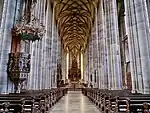 Die Hochzeitsmesse wurde in der Stadtpfarrkirche St. Georg in Dinkelsbühl gedreht.
