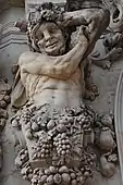 Hermenstatue am Wallpavillon des Zwingers (um 1715)