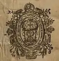 Druckermarke von Dirck Mullem, 1593