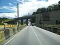 Sondertrasse auf der Überlandstrecke nach Ejido