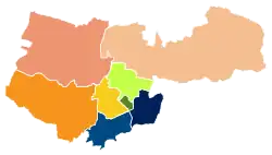 Schematische Karte