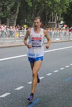 Safronow beim Olympiamarathon 2012
