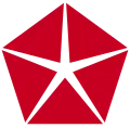 Pentastar 1966–96. Dieses Logo wurde auch von Chrysler verwendet.