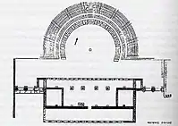 Das Theater in der zweiten Ausbauphase nach 219 v.&nbsp;Chr.
