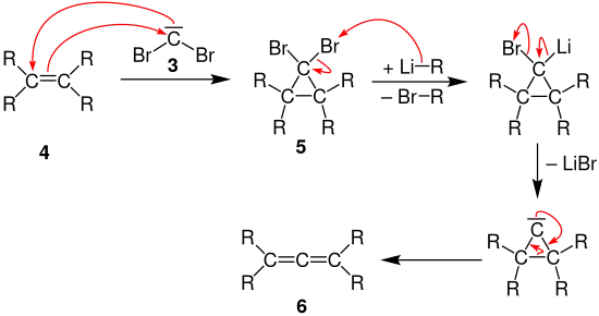 Doering-LaFlamme-Allensynthese Mechanismus 2