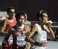Yūki Kawauchi – Rang&nbsp;29 / Daniele Meucci – Rennen nicht&nbsp;beendet