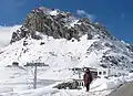 Sasso-Becce-Felsen am Pordoipass