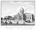 Berliner Dom (1747), Druckgrafik von Friedrich August Calau (um 1820)