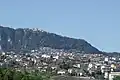 Panorama von Borgo Maggiore und Domagnano (vorne) unter der Basilika in San Marino Stadt
