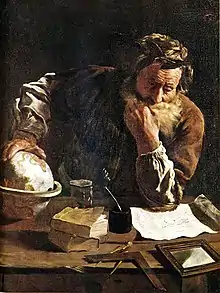Archimedes (mit Globus, Domenico Fetti)