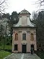Kapelle mit der siebten Station des Kreuzwegs