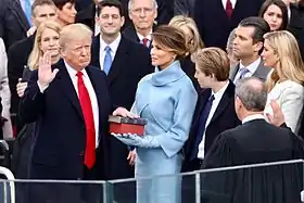 Donald Trump legt seinen Amtseid ab, 20. Januar 2017