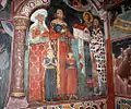 Darstellung der Stifter der Klosterkirche: die Familie des Bojaren Radivoj