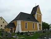 Die Kirche Althen von Südwesten gesehen