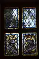 Fenster mit symbolischen Darstellungen der Evangelisten Lukas und Johannes