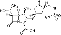 Strukturformel von Doripenem