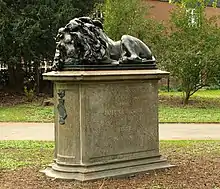 Kriegerdenkmal 1866, 1869, heute im Westpark, Dortmund