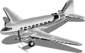Zeichnung einer Douglas-Dc-3