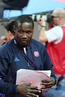 Wayne Otto als Norwegischer Nationaltrainer 2016 in Montpellier