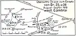 Dragoner-Regiment Nr. 26 westlich Cambrai