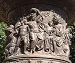 Drake-Vase in Bad&nbsp;Pyrmont, Detail