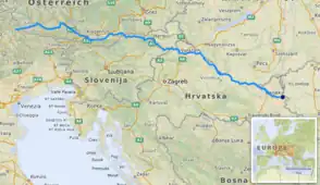 Karte von Dravska dolinaDrautal in Slowenien