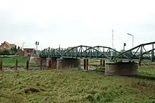 Drehbrücke Klevendeich über die Pinnau