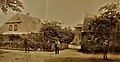 Dreiseitenhof Hufe I Straßenseite um 1908