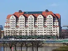 Erlweinspeicher an der Neuen Terrasse in der Wilsdruffer Vorstadt