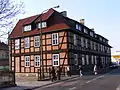 Fachwerkhaus aus dem 18. Jahrhundert an der ul. Kosciuszko 16