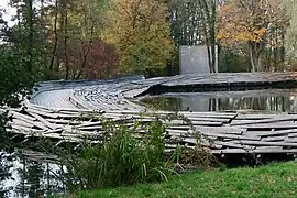 Tadashi Kawamatas Drift Structure oder «Kawamata-Brücke»