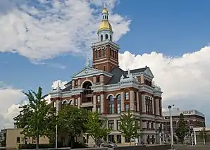 Das Dubuque County Courthouse in Dubuque