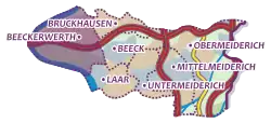 Karte von Beeckerwerth