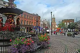 Dumfries Stadtzentrum