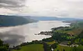 Blick vom Gipfel über Loch Fyne und Inveraray