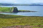 Duntulm Castle auf der Insel Skye, Schottland