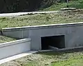 Amphibienschutzanlage mit Kastendurchlass unter der Straße