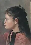 Der Kopf des Mädchens, 1892