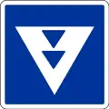 E.5.10 Liegestelle für ein anderes Fahrzeug als ein Fahrzeug der Schub­schifffahrt, das zwei blaue Lichter nach §&nbsp;3.14 Nr.&nbsp;2 bzw. zwei blaue Kegel nach §&nbsp;3.32 Nr.&nbsp;2 führen muss