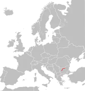 Verlaufskarte der E83