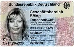 Truppenausweis (Bundeswehr)