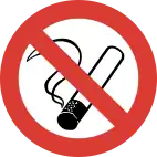 EEC Safety Sign 1977 - No smoking