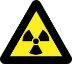 EEC Safety Sign 1977 - Radioactive matter