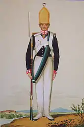 Preußischer Garde-Infanterist des Ersten Garde-Regiments zu Fuß